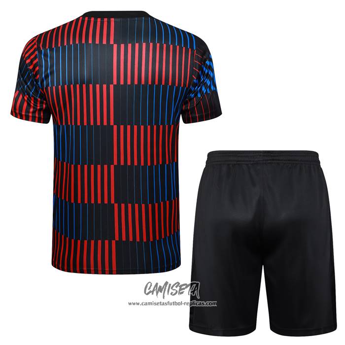 Chandal del Barcelona 2024 Manga Corta Azul - Pantalon Corto
